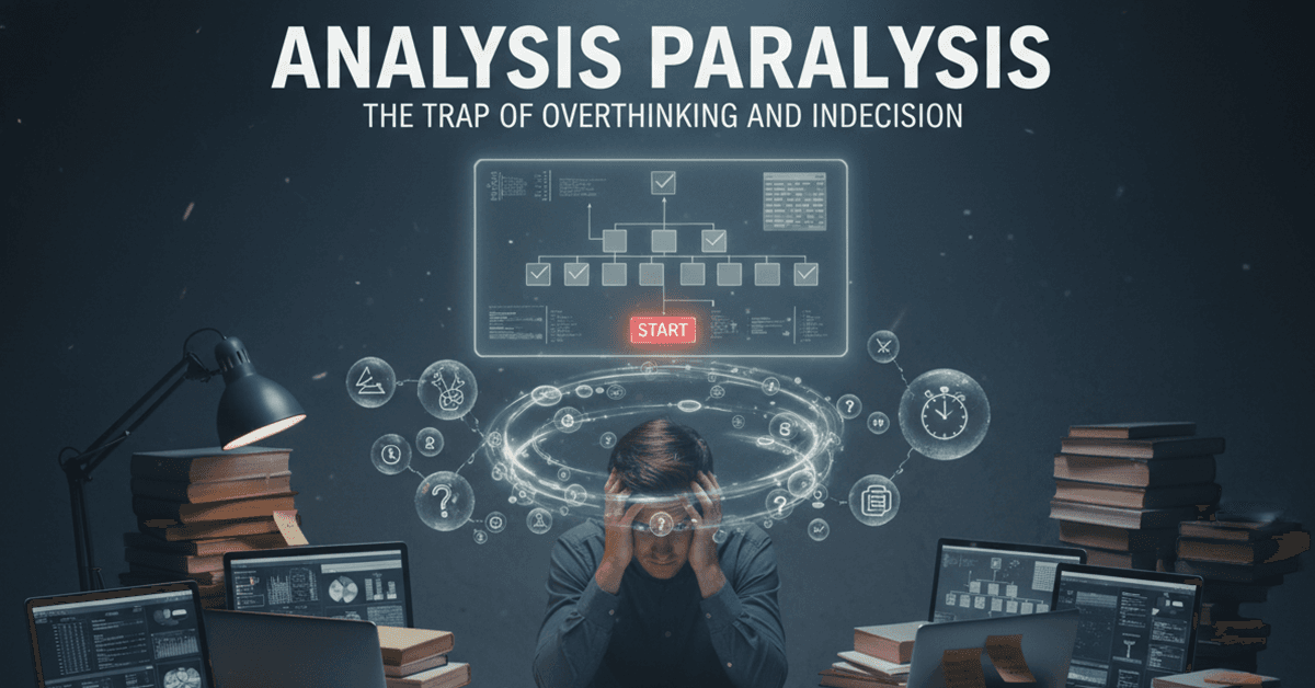 Analysis Paralysis: How Overthinking Kills Progress (And How to Stop It)