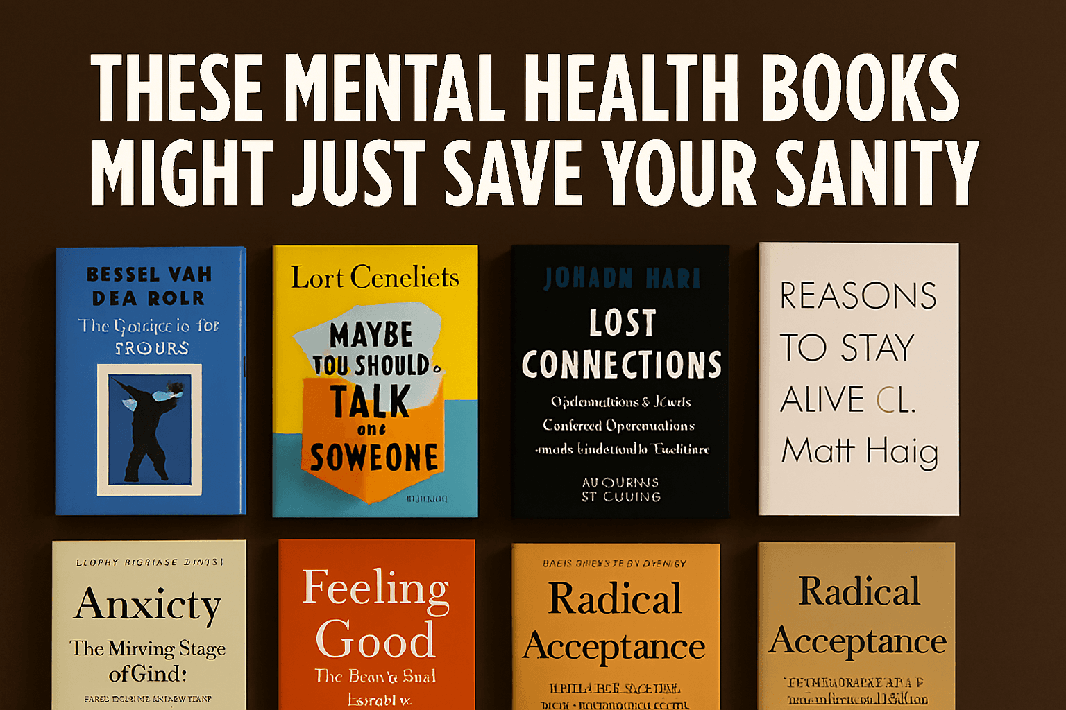 15 Mental Health Books That Will Completely Transform Your Life (According to Therapists)