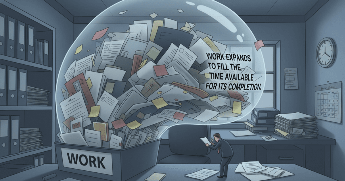 Parkinson's Law: The Hidden Force Sabotaging Your Productivity