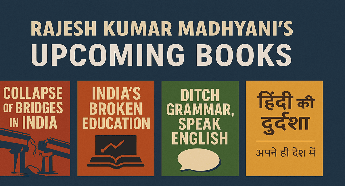 Rajesh Kumar Madhyani's Upcoming Books: Bold Truths and Cultural Reckonings
