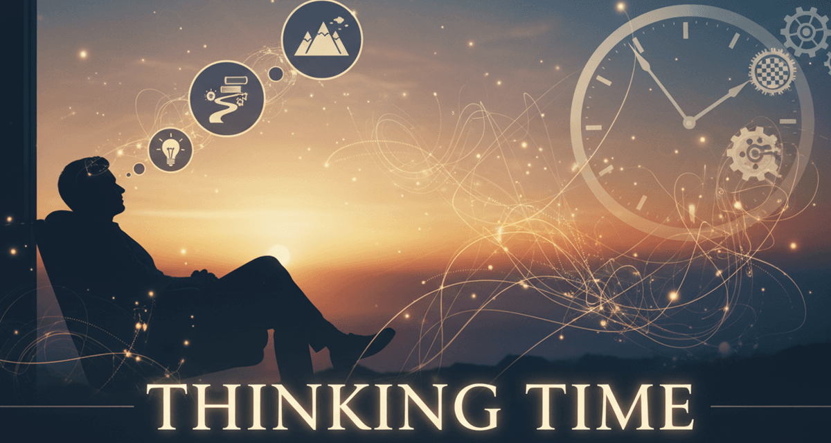 Thinking Time: The Missing Ingredient in Your Productivity Recipe