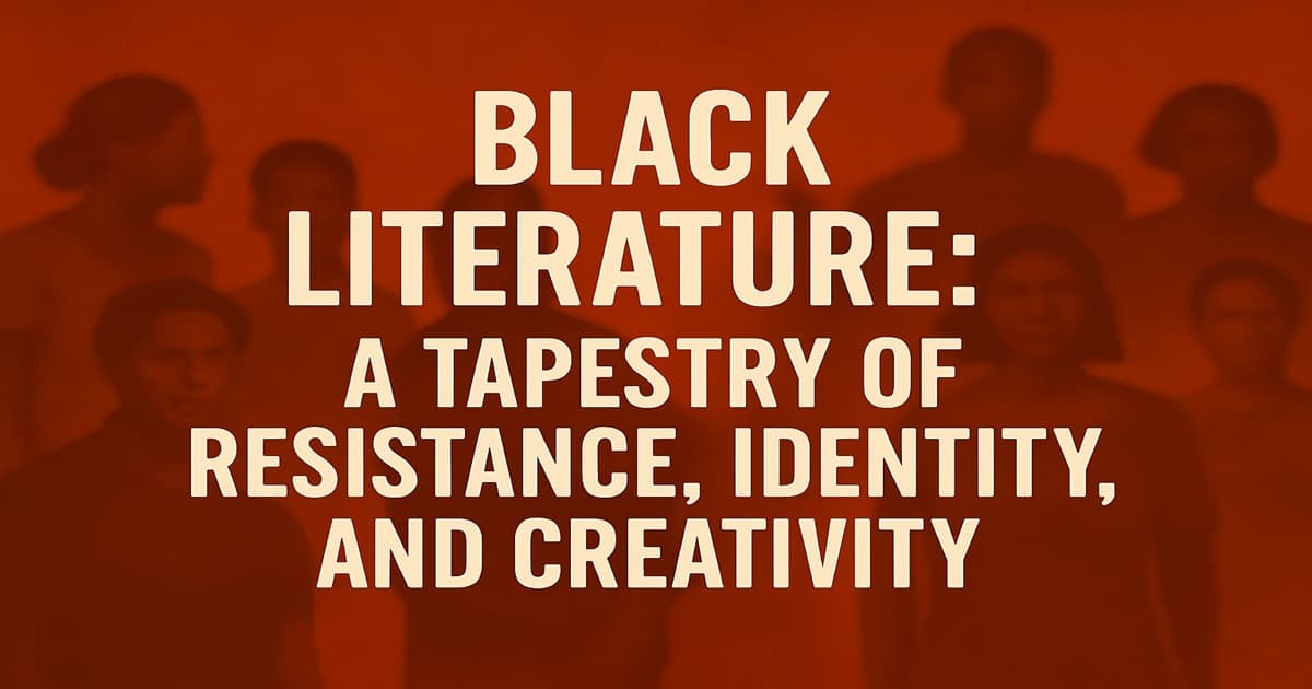 Black Literature: A Journey Through African American Literary Heritage and Global Black Voices