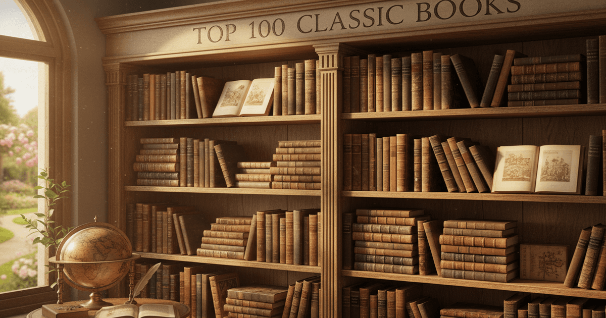 Top 100 Classic Books: The Ultimate Guide with Complete Descriptions