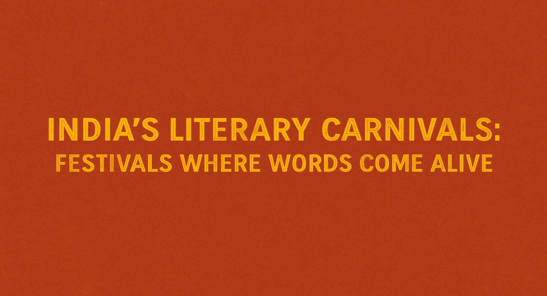 Literature Festivals in India: A Celebration of Words and Culture