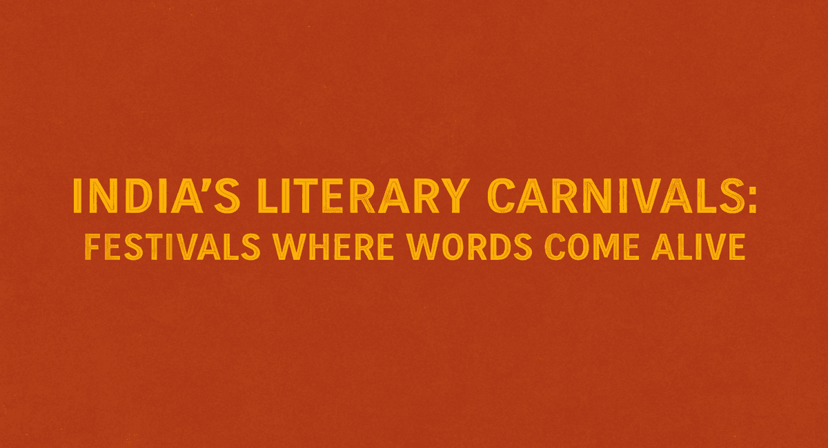Literature Festivals in India: A Celebration of Words and Culture